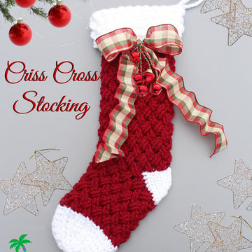 Criss Cross Stocking 14-152