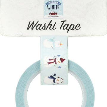 Echo Park Paper Echo Park My Favorite Winter Decorative Tape 30' - Sweet Snowman