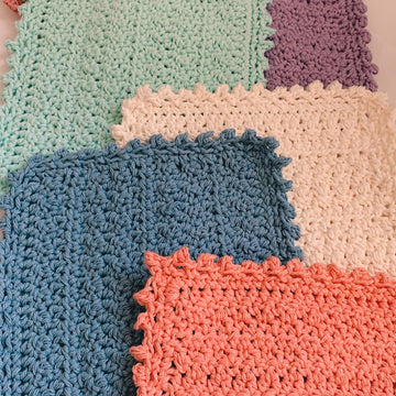The Picot Posy Dishcloth