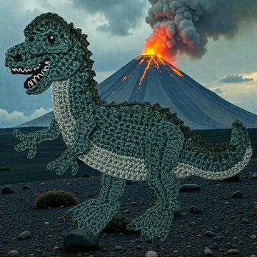 Crochet Pattern Dinosaur Giganotosaurus Dino