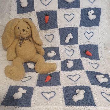 Rory The Rabbit Baby Blanket
