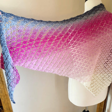 Feeling Flirty Lacy Shell Shawl