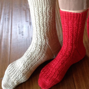 Twisted Vine Socks