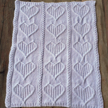 With All My Heart baby blanket