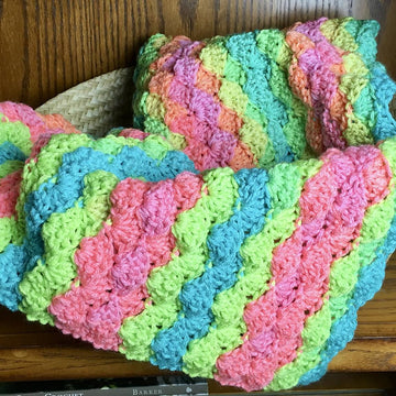EASY BEGINNER'S Shell Blanket
