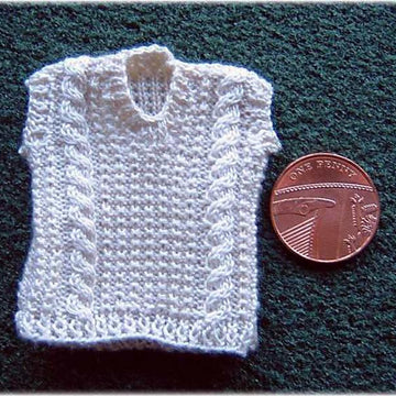 1:12th scale Mans V-neck sweater and slipover
