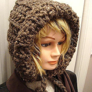 505, CROCHET PIXIE HOOD, age 5 to adult