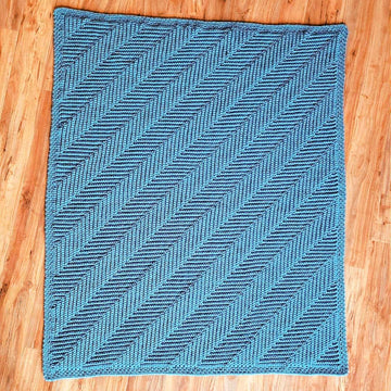 Diagonal Ripple Lapghan