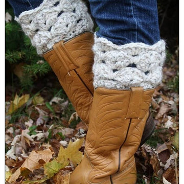 Crochet Sea Shells Boot Cuff Pattern An Easy Designer Legwarmer