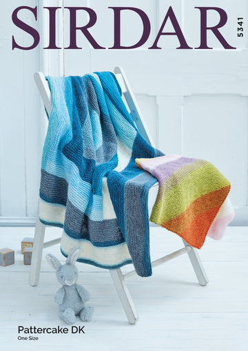 Blankets in Sirdar Snuggly Pattercake - 5341 - Leaflet