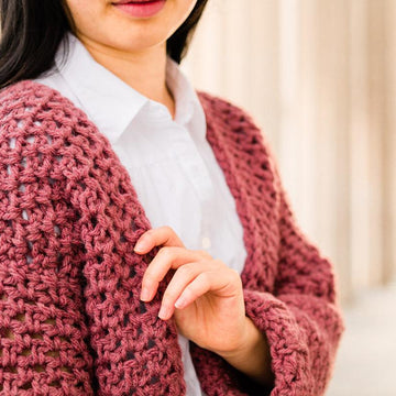 Rosewood Pocket Coat Cardigan