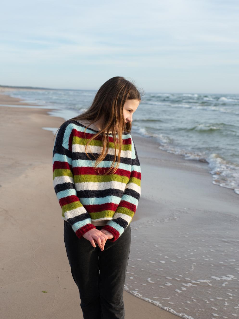 Striped Muse sweater