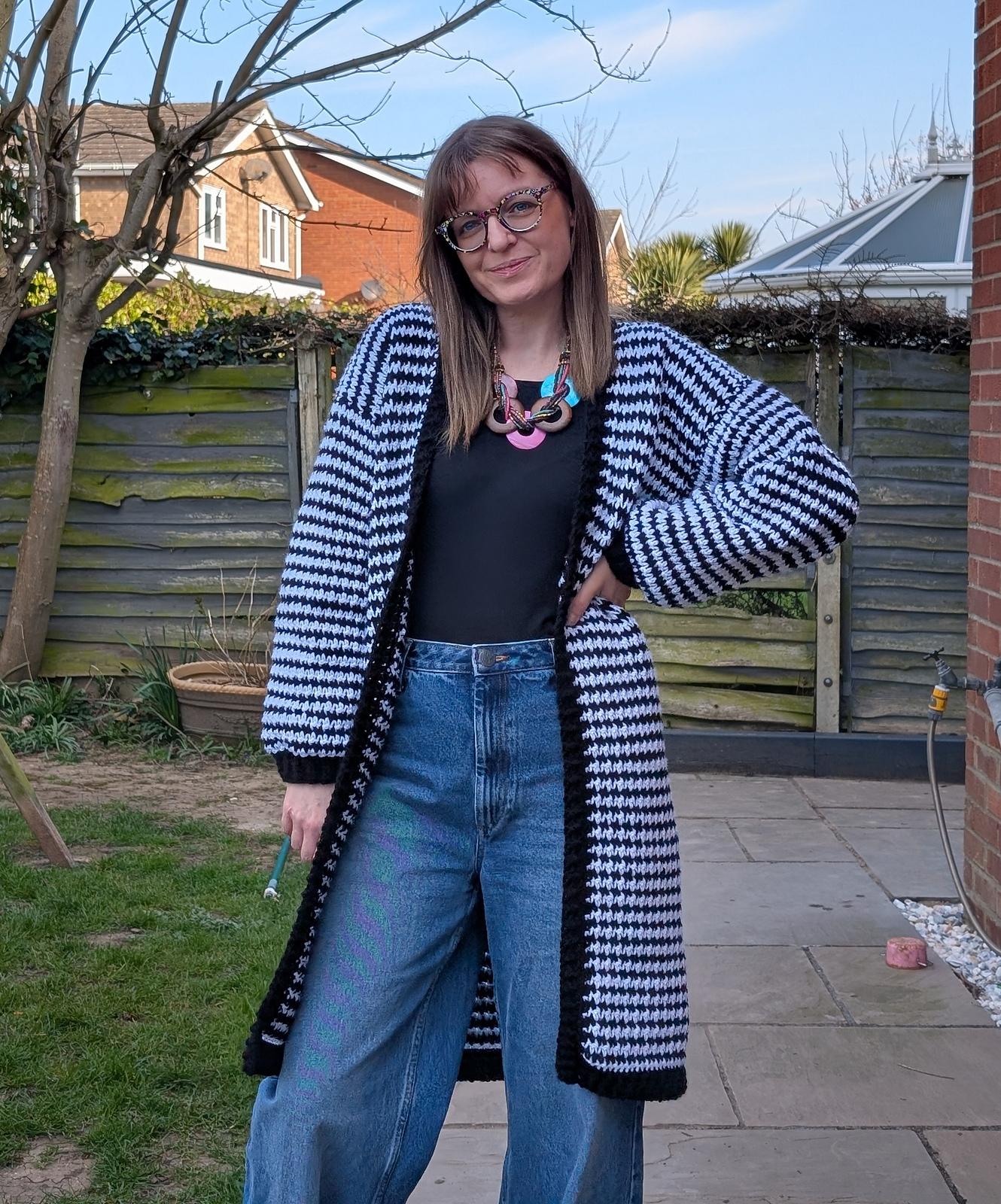 The Houndstooth Cardigan