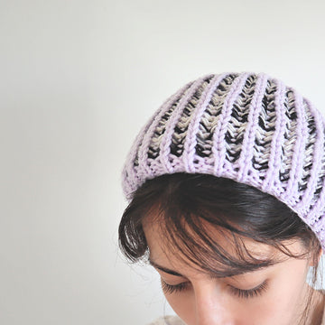 Two Color Fisherman's Rib Beanie