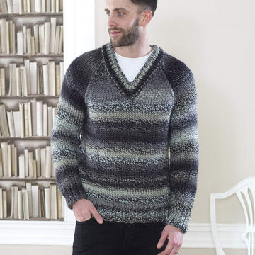 Sweater in King Cole Explorer Super Chunky - 5462 - Leaflet