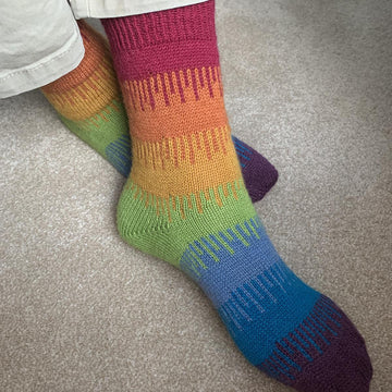 Melting Rainbow Socks