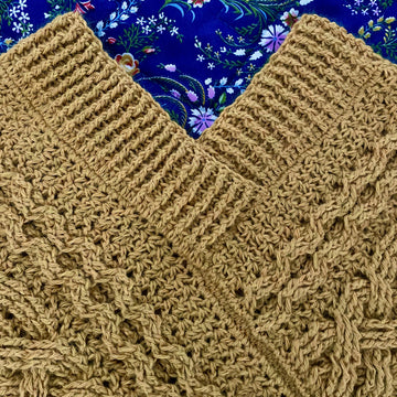 Bonnie's Wandering Cabled Poncho