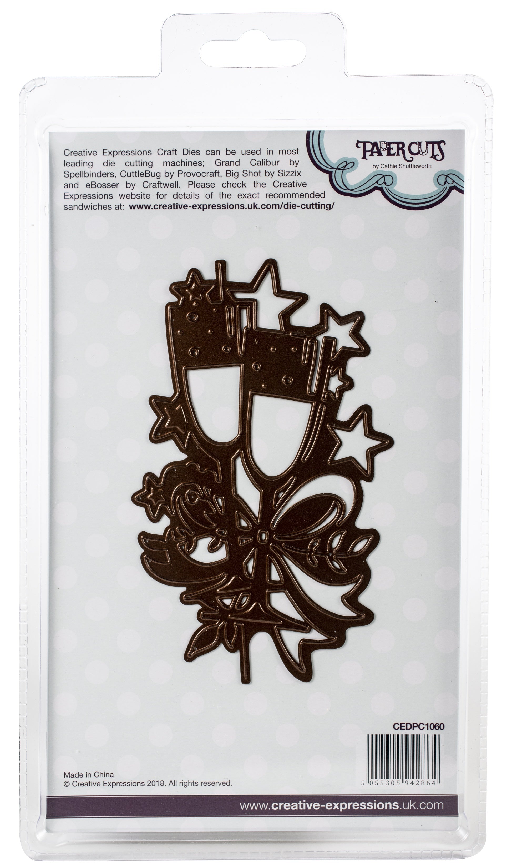 Creative Expressions Paper Cuts Edger Craft Dies - Champagne