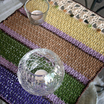 Buttons + Stripes Place Mat