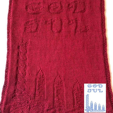 Nr. 390 26. Lights God Jul guest towel