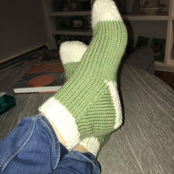 Cozy Toe-up Booties