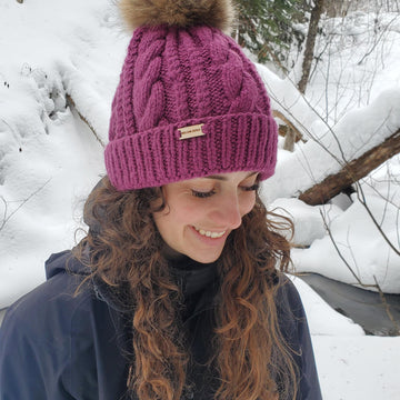 Frosty - Braided Cable Hat