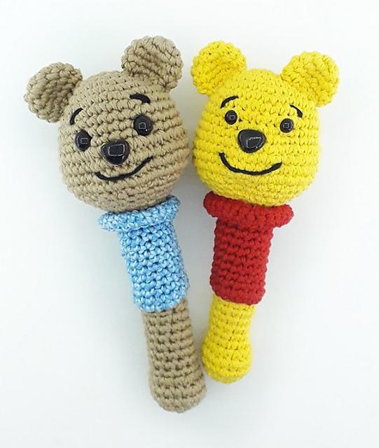 Rattle bear Winnie the Pooh