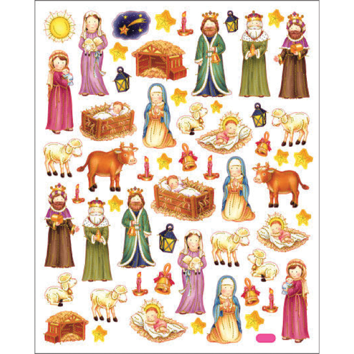 Tattoo King Sticker King Stickers - Nativity Scene