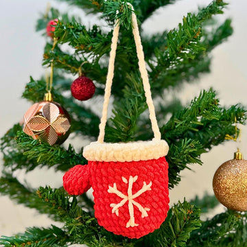 Gingerbread Crochet, Gingy Pop in a Mitten Toy