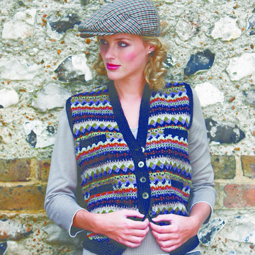 Spot tuxedo waistcoat