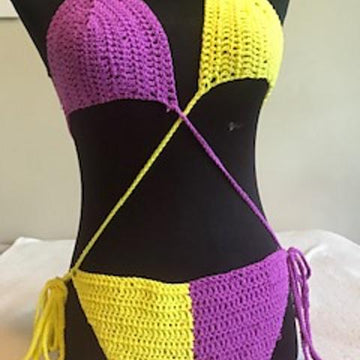Two Tone Bikini Set
