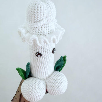 Fly Agaric mushrooms crochet penis
