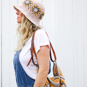 Halcyon Granny Square Bag