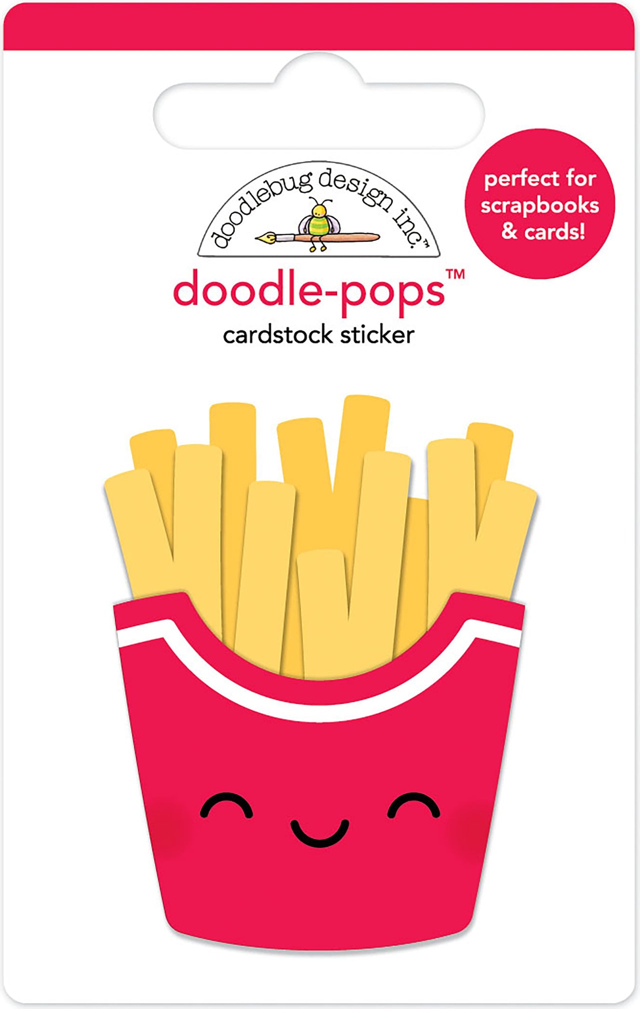 Doodlebug Doodle-Pops 3D Stickers - Fry Day