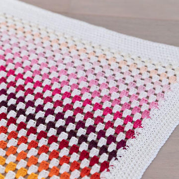 Granny Stripe Baby Blanket