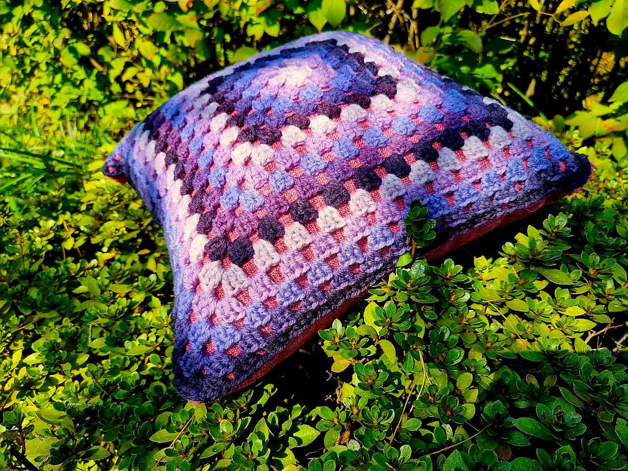 Blueberries Bouquet Granny Cushion