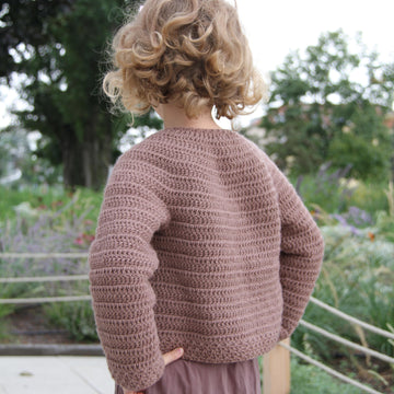 Bachelor’s Button Cardigan girls