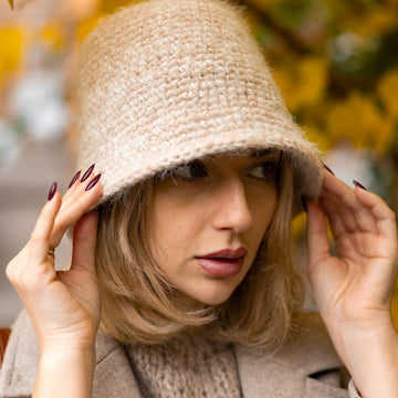 Winter bucket hat