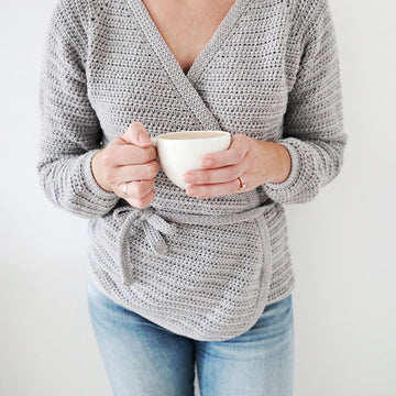 Cherry Blossom Wrap Cardigan