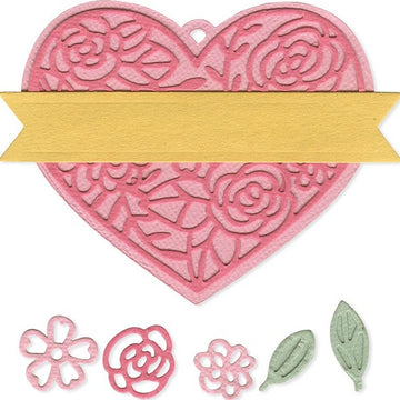 Sizzix Thinlits Dies By Katelyn Lizardi - Heart Tag