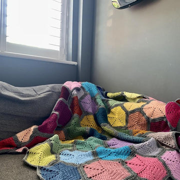 Hexirainbow Blanket