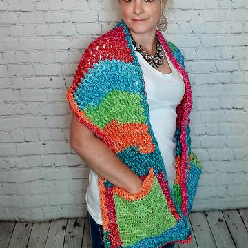 Happy Hands Pocket Shawl