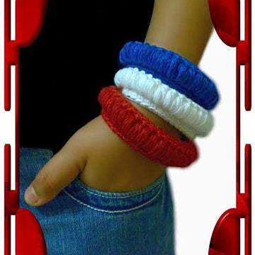 Crochet Friendship Bracelet Pattern Tyre Bangle Hippie Jewelry