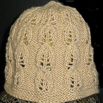 K714-Cashmere Leaves Hat