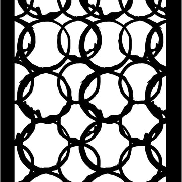 Creative Expressions Mini Stencil - Interlocking Circles