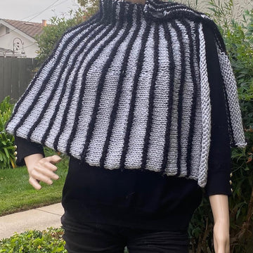 Striped cape