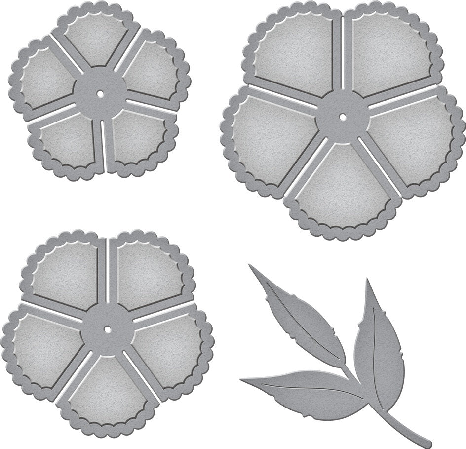 Spellbinders Shapeabilities Dies By Becca Feeken - Sweet Cottage Flowers