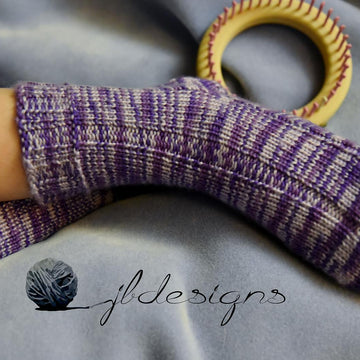 Toasty Toes 40 Peg Loom Knit Socks