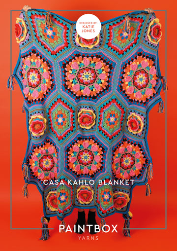 Casa Kahlo Blanket - Free Crochet Pattern For Home in Paintbox Yarns Simply Chunky