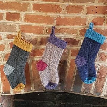 Garter Stitch Christmas Stocking
